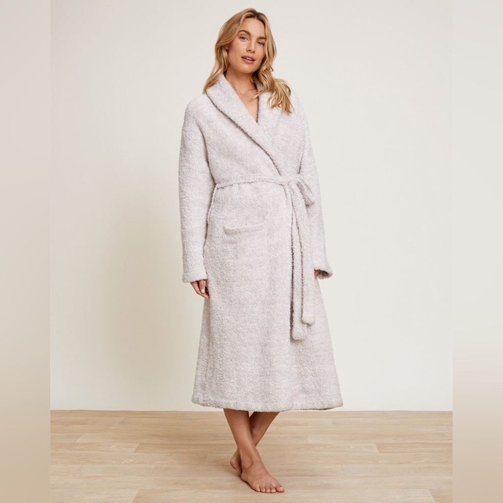 Barefoot Dreams
CozyChic® Adult Robe in Heathered Stone size 3 new with tags